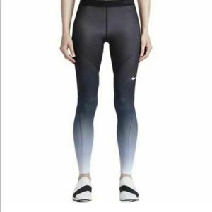 Nike Pro Hyperwarm Leggings ombré black/grey/white